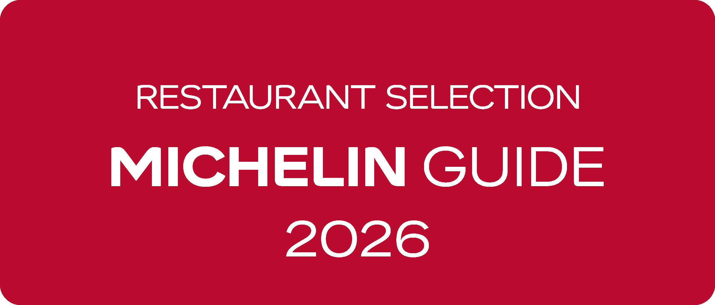 Selected in the MICHELIN Guide 2026